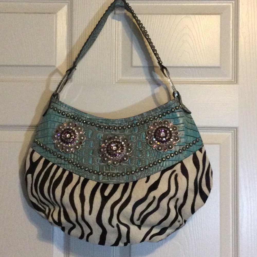 Raviani Zebra Purse